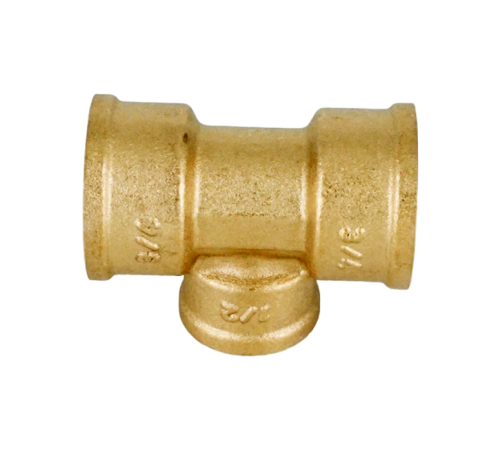 Тройник латунный переходной ELSEN Metalit ВВВ 3/4 x 1/2 x 3/4 EBF.03.341234