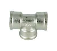 Тройник резьбовой ELSEN TIN ВВВ 1/2 равнопроходной EBF.07.12T