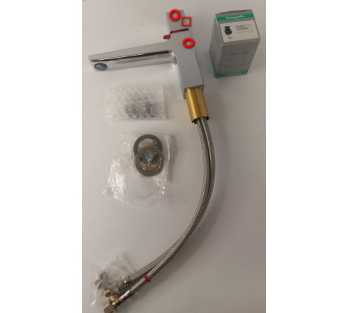 Смеситель для раковины Hansgrohe Metropol 100 Select с донным клапаном Push-Open 32570000