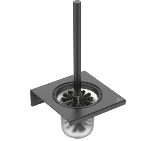 Ершик для туалета настенный Ideal Standard ALU+ черный шелк BD593XG