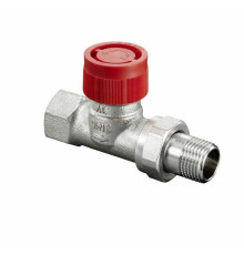 Вентиль термостатический Oventrop Серия AF проходной DN 10 3/8 ВН никелированный 1180703