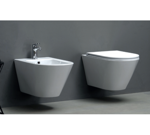 Унитаз подвесной Azzurra Forma безободковый 54х37х34 см белый FOR1800/F bi/cr FMVKSPE00000BI