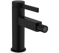 Смеситель для биде hansgrohe Finoris однорычажный с клапаном Push-Open матовый черный 76200670