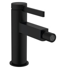 Смеситель для биде hansgrohe Finoris однорычажный с клапаном Push-Open матовый черный 76200670