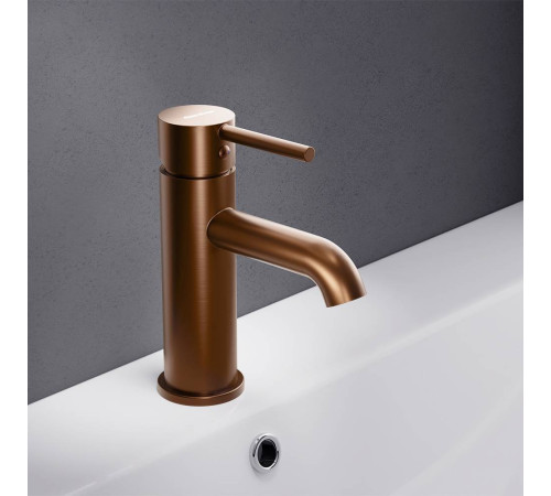 Смеситель для раковины AM.PM Scandinavian Pure розовое золото 360210500