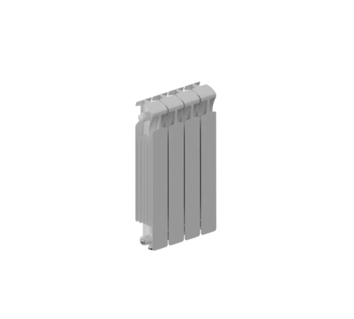 Радиатор биметаллический RIFAR MONOLIT VENTIL 500 4 секции нижнее подключение MN-500-04-VR RAL 9016