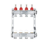 Комплект коллекторов Hoobs из нержавеющей стали с расходомерами 1 x 3/4 12 выходов HB-INCRK-804512