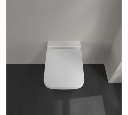 Унитаз подвесной Villeroy & Boch Finion 37.5x56x35 см CeramicPlus альпийский белый 4664R0R1