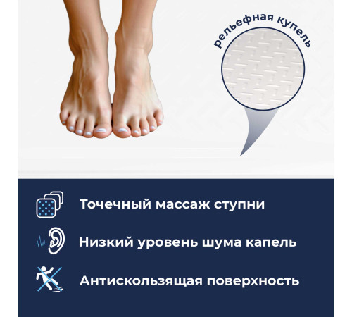 Поддон для душа полукруглый RGW CR/R 800x800 мм керамический 19170488-01