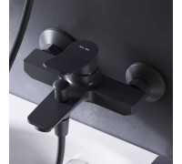 Смеситель для ванны и душа AM.PM X-Joy черный матовый F85A10022