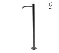 Смеситель для раковины напольный Newform X-STEEL 316 излив 280 мм наружная часть PVD Brushed gun metal 69618EX.59.064