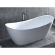 Ванна отдельностоящая Salini Noemi 185х78х72 см S-Stone белый матовый 101811SM