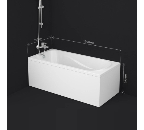 Ванна акриловая AM.PM Sense 150х70 см W76A-150-070W-A