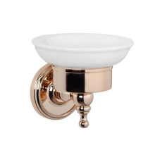 Мыльница подвесная Tiffani World Bristol 106 керамическая светлое золото TWBR106gold