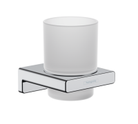 Стакан с держателем Hansgrohe AddStoris 81x91x94 мм хром 41749000