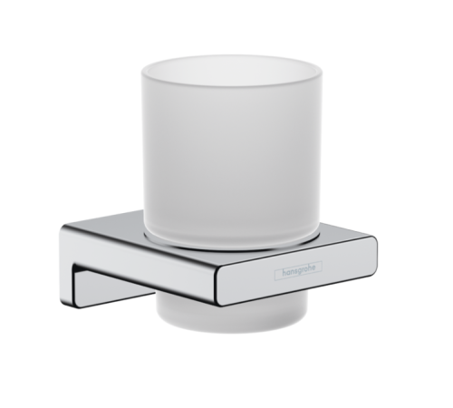 Стакан с держателем Hansgrohe AddStoris 81x91x94 мм хром 41749000