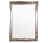 Зеркало в раме Tiffany World 108х78 см серебро/золото TW03851arg/oro