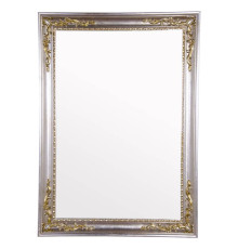 Зеркало в раме Tiffany World 108х78 см серебро/золото TW03851arg/oro