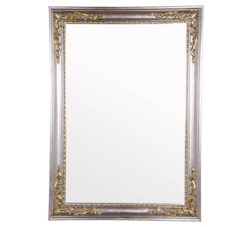 Зеркало в раме Tiffany World 108х78 см серебро/золото TW03851arg/oro
