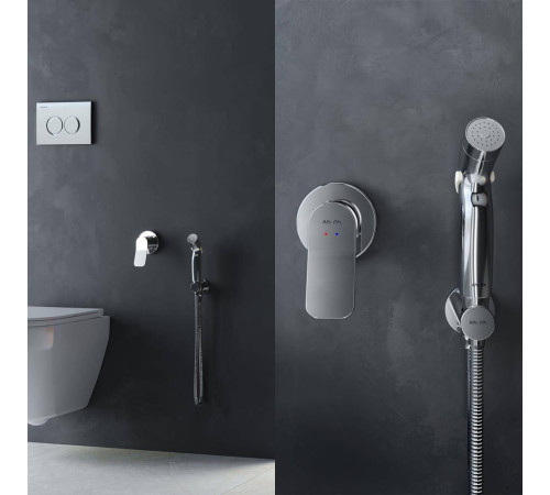 Смеситель встраиваемый с гигиеническим душем AM.PM X-Joy F40H85A00