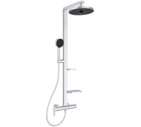 Душевая система Ideal Standard ALU+ HWTC Ø 260/100 мм полки 130 и 208 мм BD584SI
