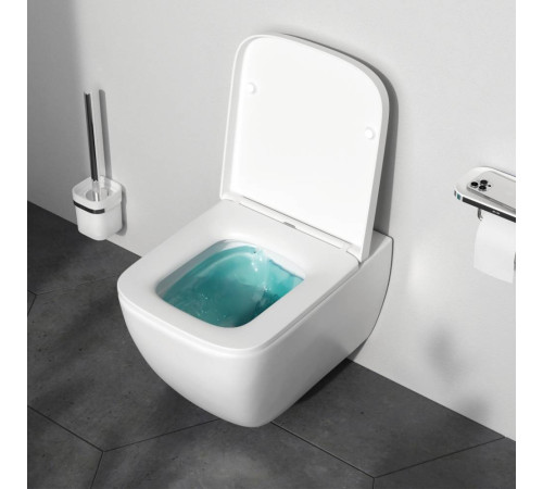 Унитаз подвесной AM.PM Gem FlashClean с сиденьем микролифт C901701SC