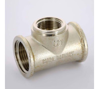 Тройник никелированный Uni-Fitt 1x3/4x1 ВР-ВР-ВР 615N4340