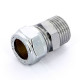 Муфта обжимная с наружной резьбой хромированная Tiemme 15x1/2 1130036