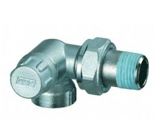 Вентиль запорный трехосевой левосторонний FAR 1/2 ВР хром FV 1127 12