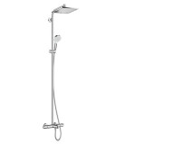 Душевая система Hansgrohe Crometta E 240 1jet Showerpipe с термостатом для ванны хром 27298000