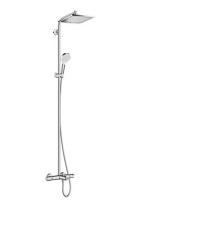 Душевая система Hansgrohe Crometta E 240 1jet Showerpipe с термостатом для ванны хром 27298000