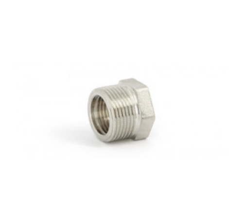 Футорка General Fittings НВ 2 x 1/2 никелированная 509442