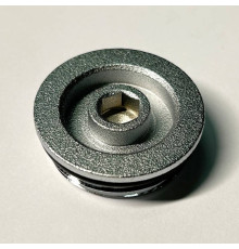 Заглушка General Fittings 1 НР с прокладкой O-Ring хромированная 609C4001
