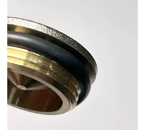 Заглушка резьбовая наружная Uni-Fitt 3/4 с прокладкой O-ring никелированная 609N3001