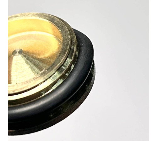 Заглушка резьбовая наружная Uni-Fitt 3/4 с прокладкой O-ring никелированная 609N3001