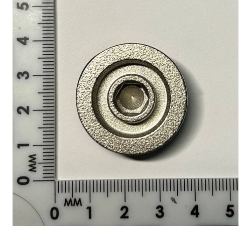 Заглушка резьбовая наружная Uni-Fitt 3/4 с прокладкой O-ring никелированная 609N3001