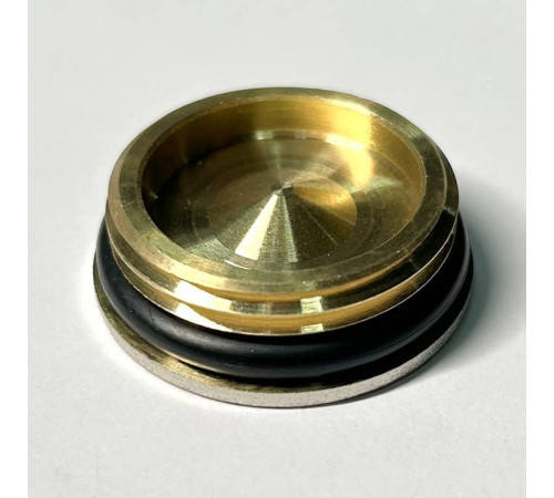 Заглушка General Fittings 1 НР с прокладкой O-Ring никелированная 609N4001