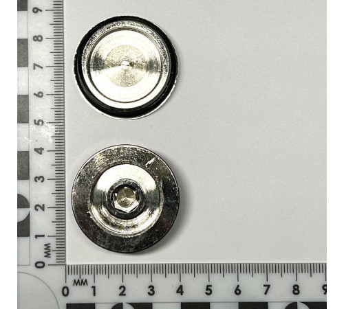 Заглушка General Fittings 1 НР с прокладкой O-Ring никелированная (комплект 2 шт) 609N4021