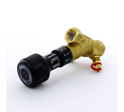 Клапан балансировочный ручной Cimberio CIM 747OT 1/2 ВВ с 2 ниппелями CIM 747OT N 1/2