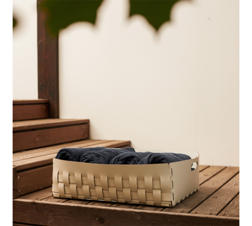 Корзина ADJ Bottega 60х50х20 см капучино/шоколад 1049.04/06