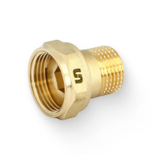 Соединение с накидной гайкой Uni-Fitt НВ 1x1 1/4 с плоской прокладкой никелированное 624N4500