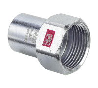 Переходник Viega Prestabo 22 мм x 1/2 внутренняя резьба нелегированная сталь 559168