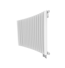 Радиатор трубчатый КЗТО Гармония С40 1-500-16 нижнее правое подключение радиусный Rвнутр3835 RAL 9016 С40 1-500-16 нп прав Rвнутр3835