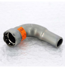 Угольник-вставка 45° пресс Viega Megapress 1/2 оцинкованная сталь 694692