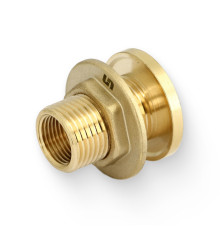 Выпуск резервуарный Uni-Fitt 1/2 НР с контргайкой и фланцем без заглушки 632G2000