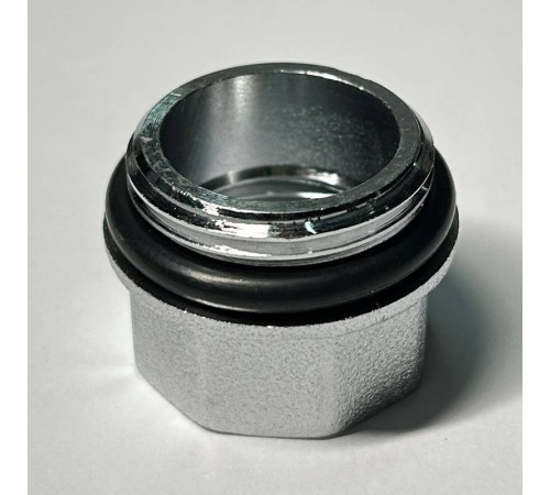 Переходник резьбовой General Fittings 3/4 x 1/2 НВ хромированный с O-Ring 634C3201