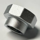 Переходник резьбовой General Fittings ВР-ВР 1x1/2 хромированный с плоской прокладкой dui635C4201