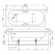 Ванна стальная Bette Form 160х70х42 см антишум Glaze Plus 2942-000 AD PLUS