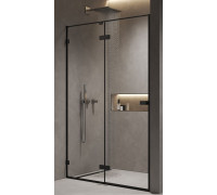 Душевая дверь в нишу AQUAMET AQM7408-2-14 1400х2000 мм черный матовый AQM7408-2-14