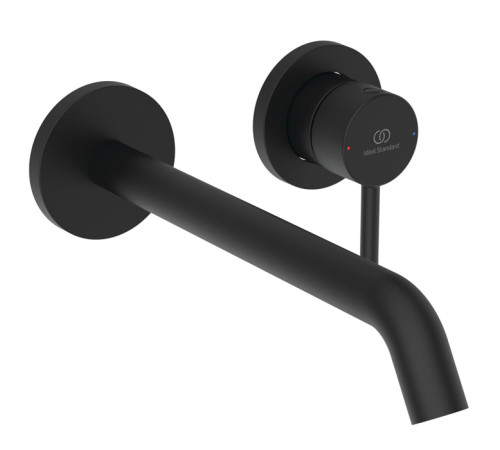 Смеситель для раковины Ideal Standard Ceraline Nuovo встраиваемый излив 22 см черный матовый BD848XG